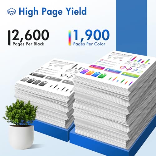 Image of Remanufactured Replacement for 802XL WF-4730 Ink Cartridges Combo Pack | Compatible for 802 for Epson Printer Workforce Pro WF-4740 WF-4730 WF-4720 EC-4020 EC-4030 WF 4730 4734 4740 (BKCMY-4Pack)