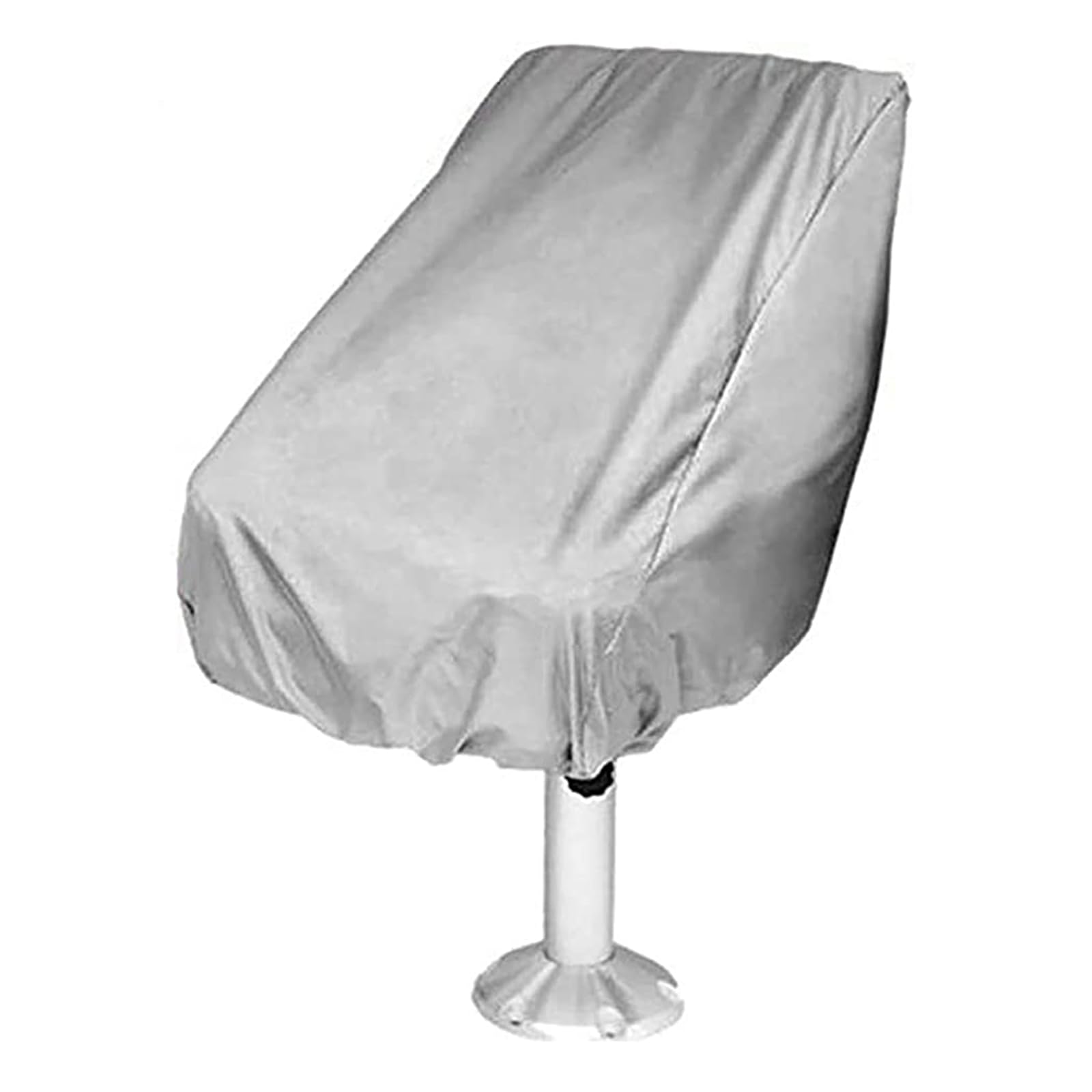 VOBOR Coprisedile per barca, 56 x 61 x 64 cm, in tessuto Oxford, protezione UV, resistente alle intemperie, impermeabile, antipolvere, con corda regolabile, adatto per la maggior parte dei sedili per