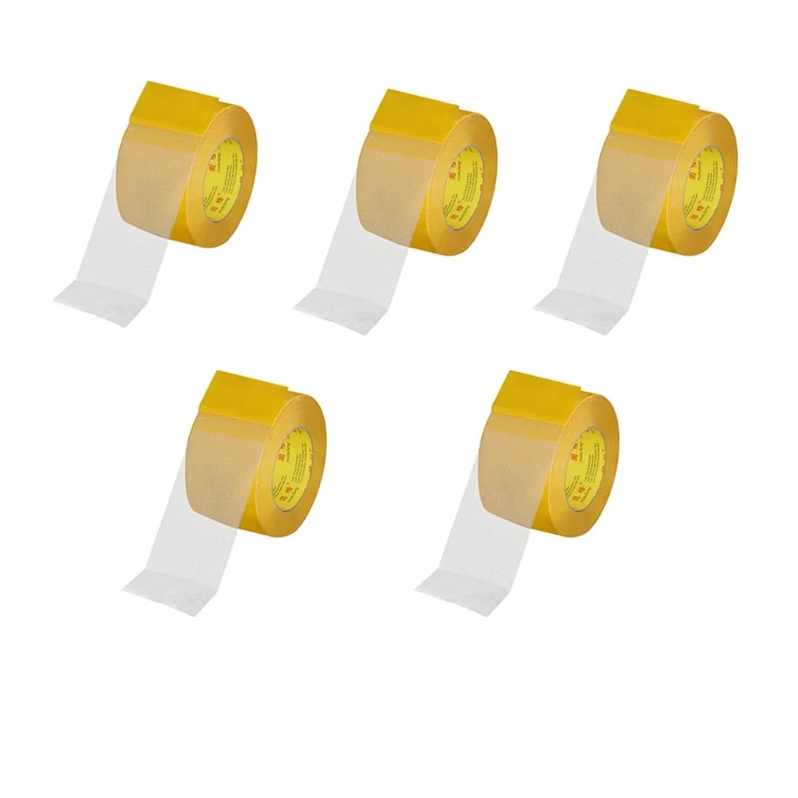 Generico 5M10M Nastro biadesivo extra forte Maglia traslucida Viscosità senza traccia(5rolls,5M_60MM)