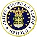 Air Force Retired Lapel Pin or Hat Pin