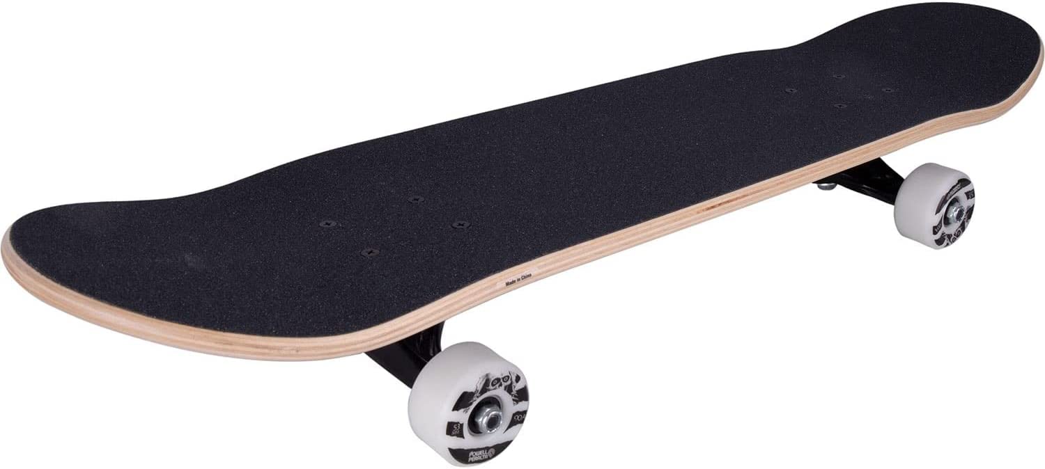 Powell Peralta Skull & Sword - Monopatín completo - Borgoña 19.1 cm x 72.8 cm
