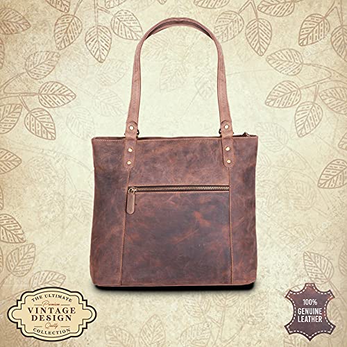 VALENCHI-Leather Shoulder Bag with Front and Back Zipper pocket with Large storage capacity2