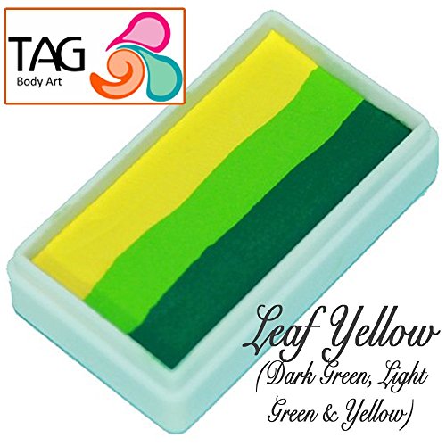 TAG Face Paint 1-Stroke Split Cake - Leaf Yellow