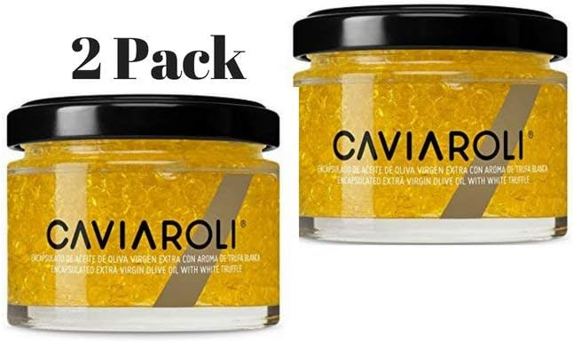 Caviaroli Olive Oil Caviar-White Truffle 50 Gram 2 Pack