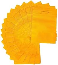 D-Cut Cloth Carry Bag, Shopping Handle Bag | Reusable Multicolor Eco Friendly Daily Use Bag (Golden)