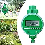【AMPIE APPLICAZIONI】-- Grazie al suo design automatico e intelligente,MKNZOME timer per irrigazione è molto pratico e può essere utilizzato in casa, giardino, giardino pensile, prato, balcone, patio, serra, cortile, frutteto, orto, agricoltura, ecc. Anche un regalo premuroso e utile per amici, agricoltore, giardiniere, casalinga, nonno, nonna ecc. Alimentato da 2 batterie alcaline da 1,5 V (NON INCLUSE), nessun cablaggio richiesto.