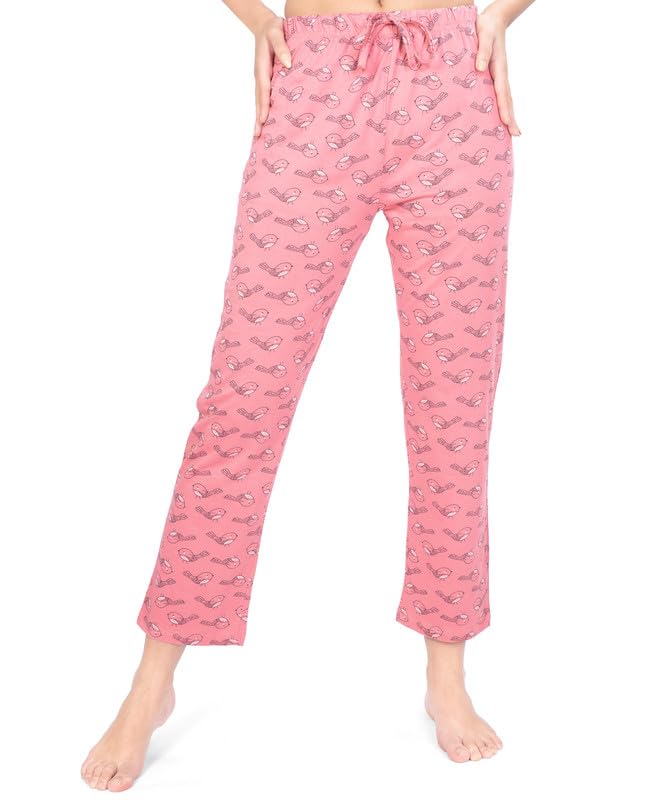 Image of Real Basics Womens Cotton All Over Print Pyjamas (Set of 2)