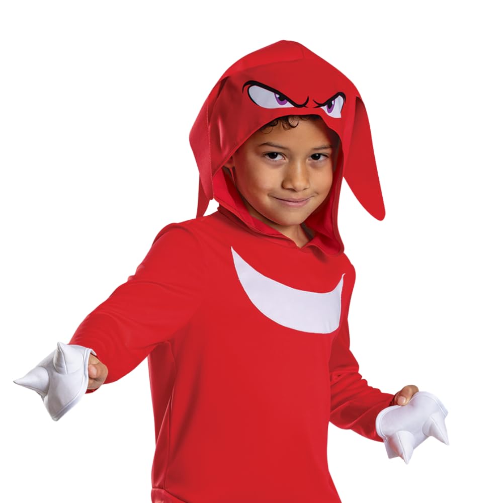 Funko - Costume per bambini di Sony Knuckles, licenza ufficiale Disguise, vestibilità comoda e design dettagliato, taglia XS 3T a 4T