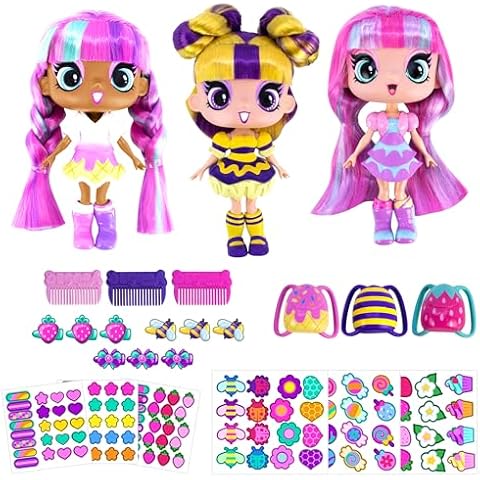 DECORA GIRLZ 5" Dolls -3 Pack B Cover