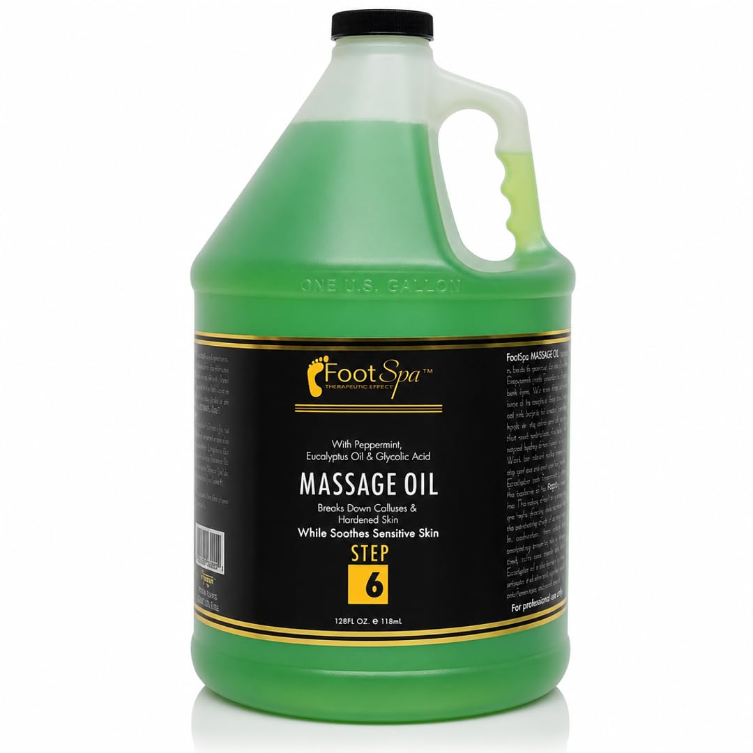 Eucalyptus Massage Oil, Fast-Absorbing Non-Greasy Body Treatment, 128 Oz