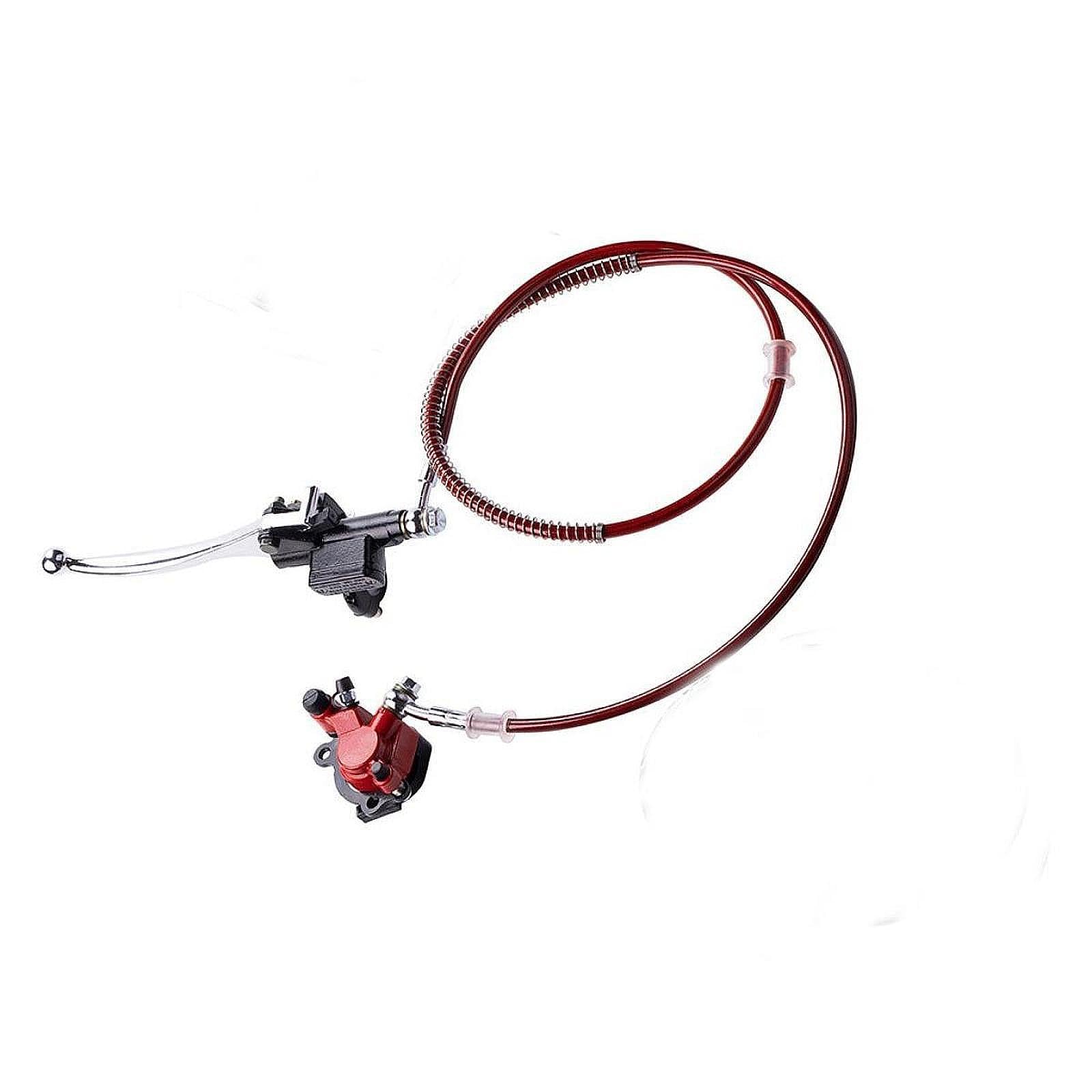 Freno de Disco Hidráulico Universal Kit de Conjunto de Pinza de Freno Hidráulico Cilindro Maestro Material Resistente Aleación de Aluminio