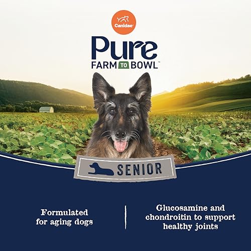 Canidae Pure Limited Ingredient, Premium Hundetrockenfutter für Senioren, echtes Huhn, Süßkartoffel & Garbanzobohnen Rezept, 10,0 kg, getreidefrei