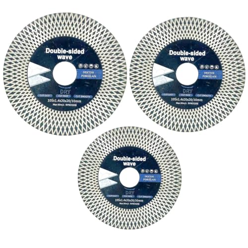 Disque de coupe diamanté porcelaine meuleuse d'angle pour grès cérame et carrelage fin