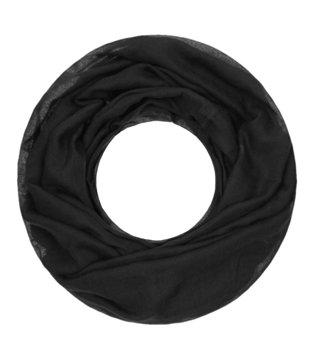 Majea Damen Loop Schal Cary – Eleganter Schlauchschal unifarben – 170x75cm weicher Rundschal für Business & Alltag