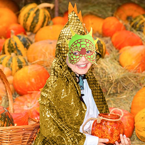 Rtrin 2 Pezzi Mantello di Carnevale di Dinosauro