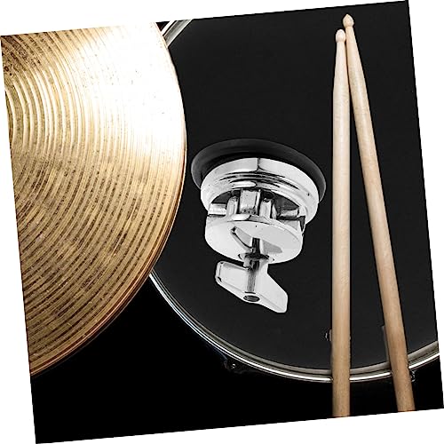 Abrazadera para pata de Floor Tom, accesorio resistente de base de hierro para montaje de tambor Tom, fácil instalación, soporte versátil para instrumentos de percusión miniatura 6