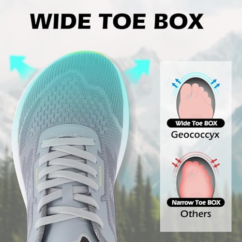 Image of Mens Wide Toe Box Walking Shoes Running Athletic Sneakers-Breathable Lightweight Non-Slip