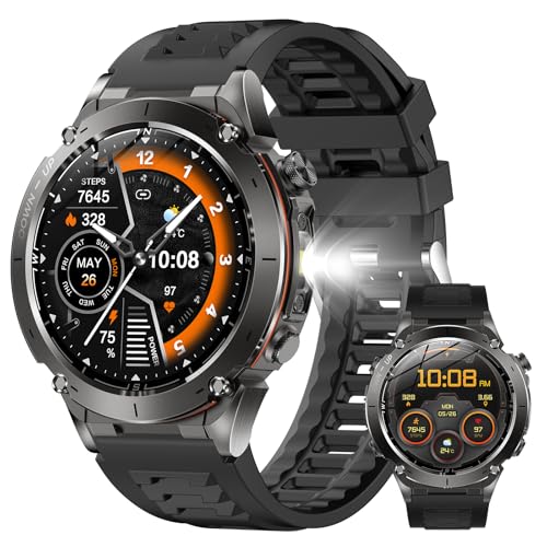 Domars X}[gEHb` yoR/AEghA GPS RpKi 45ԋ쓮 730mAhobe[ 170ȏ^[h 30mh xvECvERpX SmartWatch ً}SOS@\ d AIAVX^g iPhone