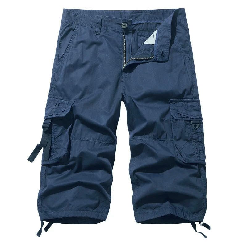 Short de jogging cargo homme en coton multi-poches USTZFTBCL