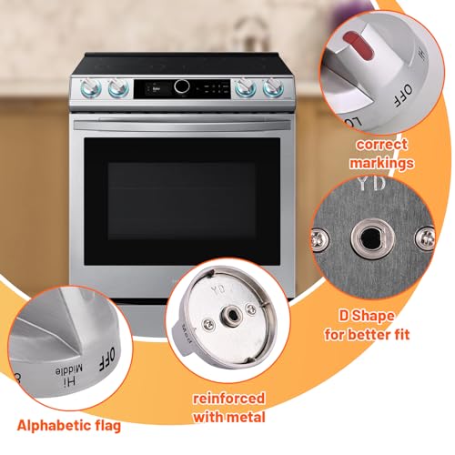 DG9403500V DG9403500W for Samsung Electric Stove knobs Replacement