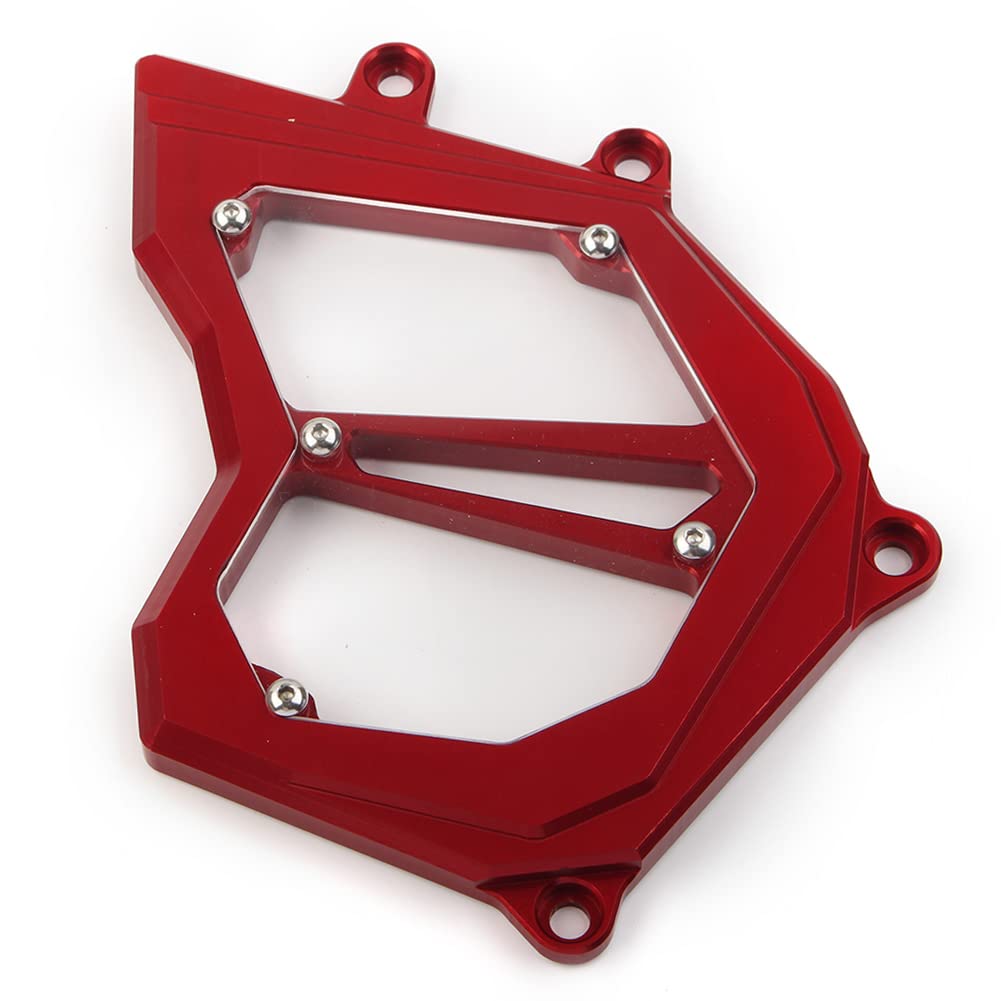 GZYF Motorcycle CNC Chain Guard Front Sprocket Engine Cover Protection Red Replacement for Kawasaki NINJA ZX10R 2011 2012 2013 2014 2015 2016 2017