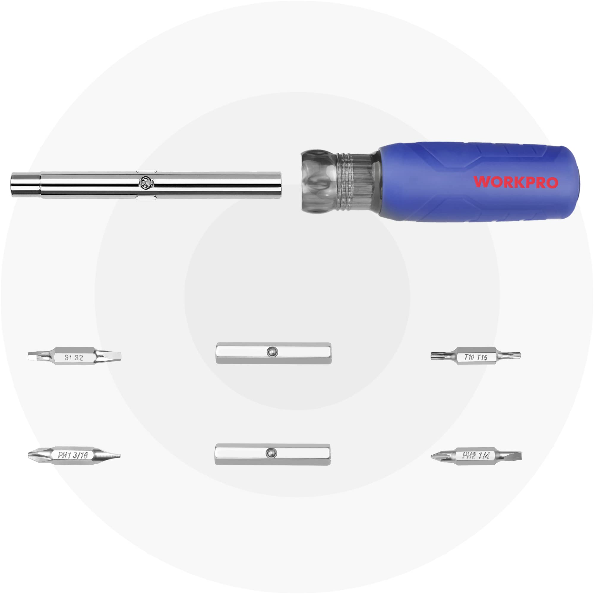 WORKPRO 11-in-1 Screwdriver & Nut Driver Set -7