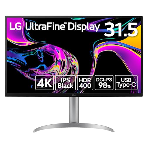 美品】LG 32UQ850V-W 4K 31.5インチ IPS Black 51yqjGSsj+L.jpg