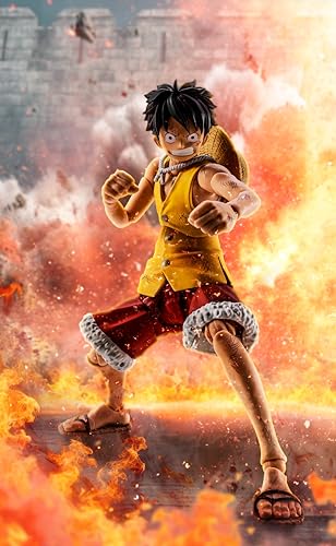 Image of TAMASHII NATIONS - One Piece - Monkey D. Luffy -Summit War of Marineford- S.H.Figuarts Action Figure