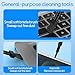 Keyboard Cleaning Kit Laptop Cleaner, 32-in-1 Computer Screen Cleaning Brush Tool, Multi-Function PC Electronic Cleaner Kit Spray for iPad iPhone Pro, Earbuds, Airpods, Camera Lens, Monitor (Black)