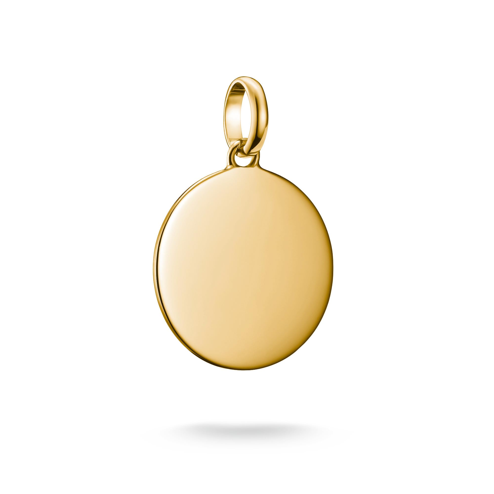 THOMAS SABO Charm Club Connect Charm-Anhänger Coin und Herz Recyceltes 925 Silber