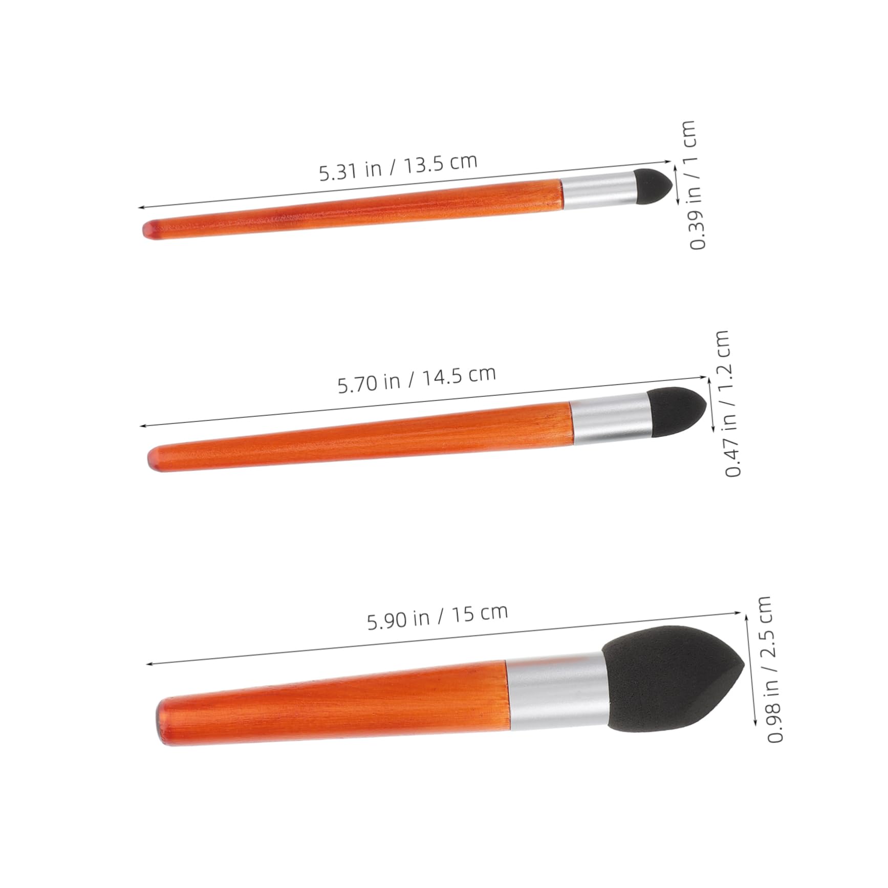 Homoyoyo Paint Blending Tool Soft Sponge Ball Tip Sketching Accessory Ink Blending Brush for Drawing Artist Supplies