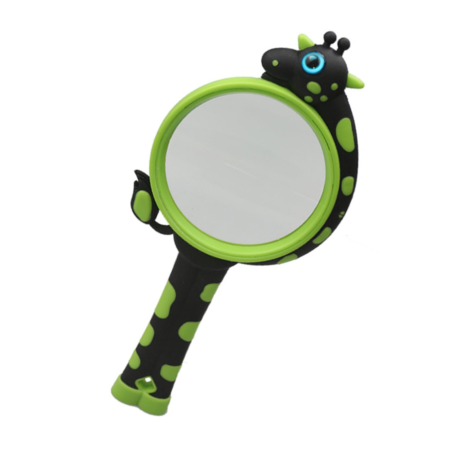 Kids Handheld 10X Magnifier Glass Children Toy Giraffe Shape Magnifier for Science School Experimental Tool Optical Instrument