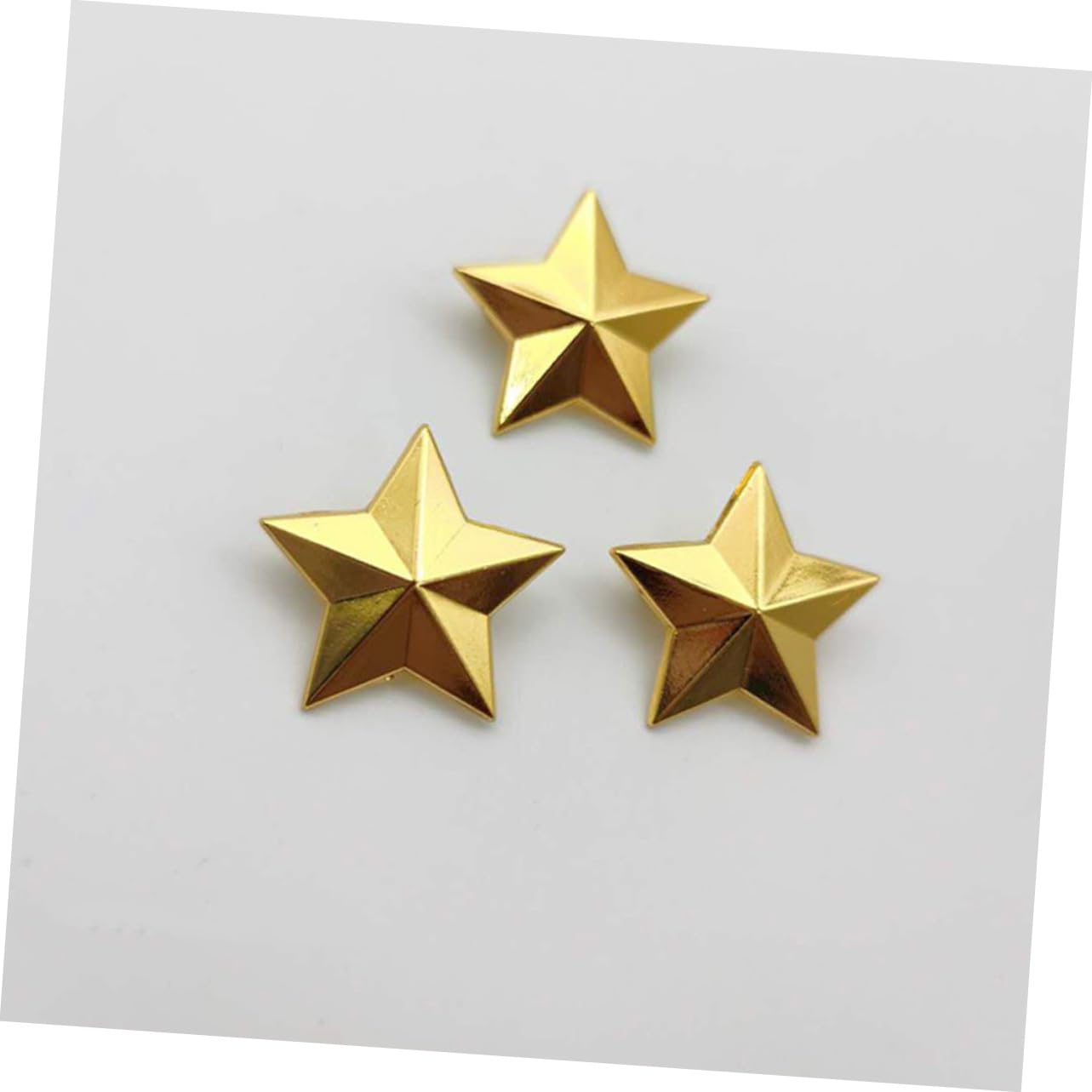 GALPADA 50stücke Goldene Metallische Sternabzeichen Anstecknadeln Für Jacken Hüte Rucksäcke Und Partys Hochwertige Kupferpins Für Dekoration Und Belohnungen