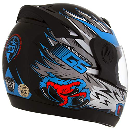 Pro Tork Capacete Evolution G6 Eagle 58 Preto/Azul