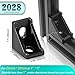PETOX 30 Set Black 2020 Series Aluminum Extrusion Profile Connector, Includes 1pc Wrench, 30pcs 2028 Corner Bracket, 60pcs T-Slot Sliding Nuts and M5 Hex Screw Bolt for 20S Aluminum Rail Accessories