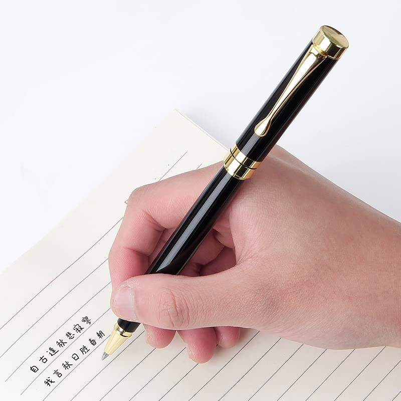 Gift Box Packaging Metal Ballpoint Pens School Business Office Signature Roller Pen Writing Student Stationery Supplies — view 2