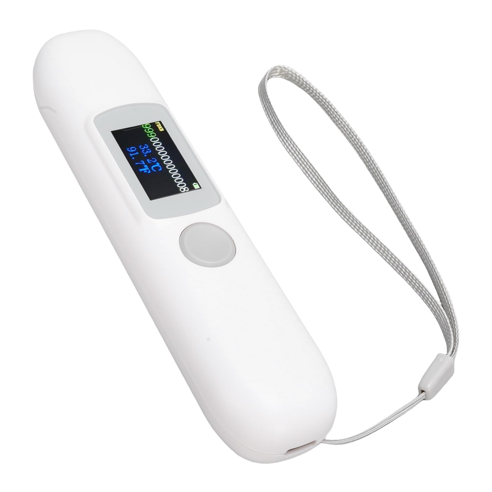 ZJchao mit Temperatur Haustier-Mikrochip-Scanner, Tier-Mikrochip-Tag-Leser mit 0,14-Zoll-HD-Farbbildschirm für die Haustierverwaltung