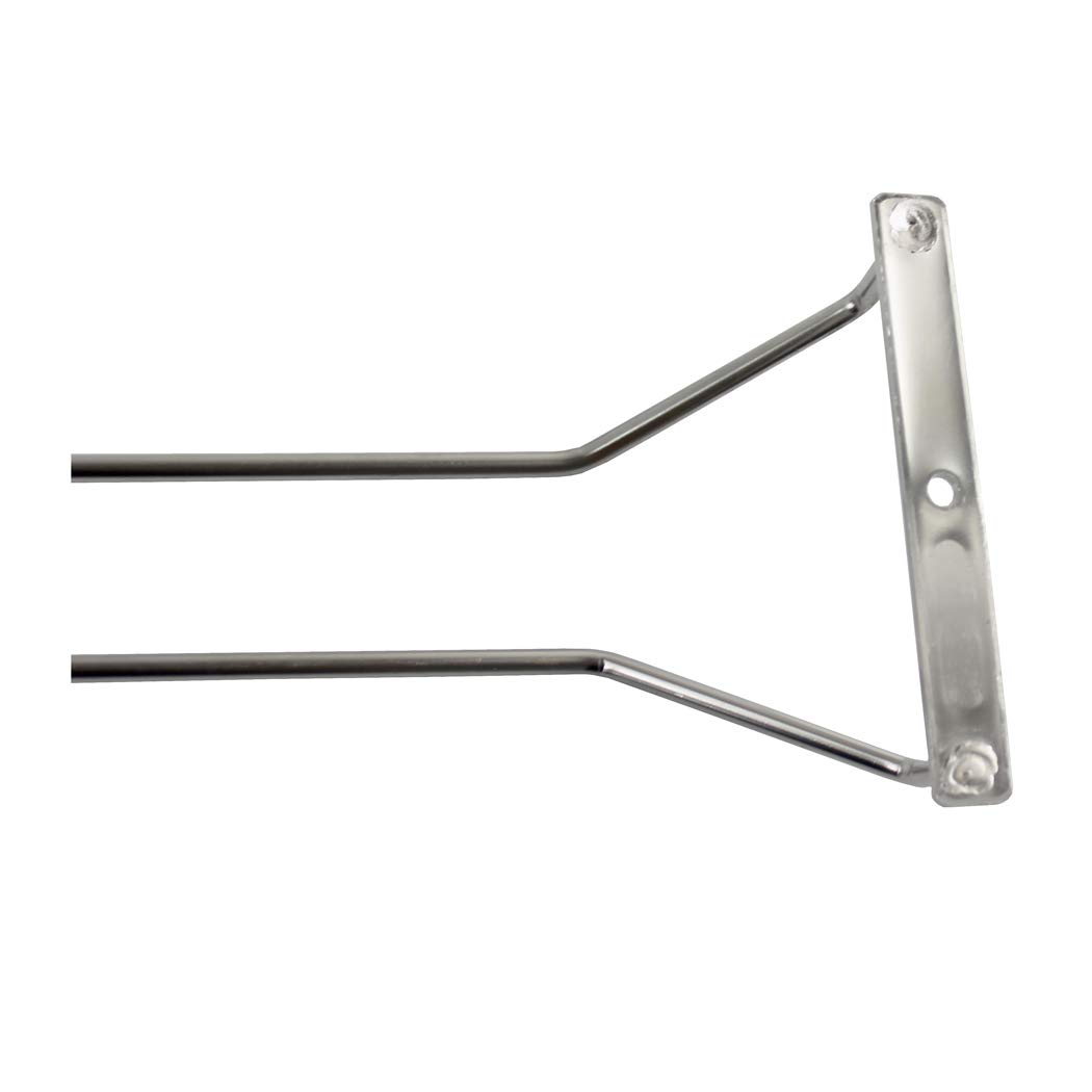 Chroom Staal Onder Het Kastje Wijn Glas Houder Rek - 34 X 32 Cm Opslag Voor Bar Keuken