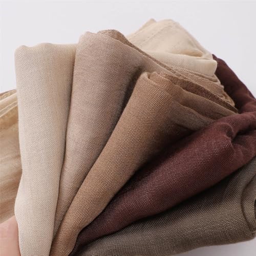 Viscose Hijab Scarf for Women Muslim Cotton Jersey Hijab Fashion Long Scarf Shawls3