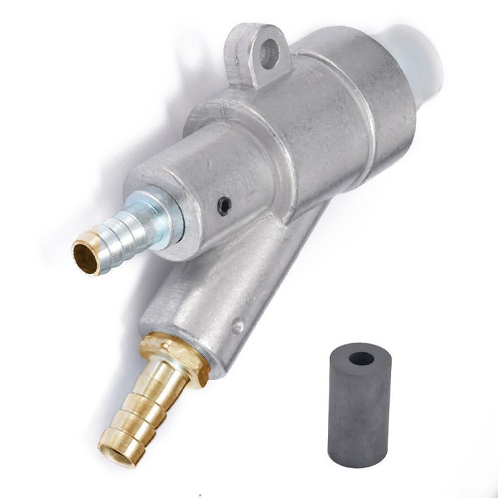 Sandstrahlpistole Luftsandstrahlpistole Düse, Luftsandstrahlwerkzeug Sandstrahler mit Borkarbiddüse 6/8 mm für Rost- und Staubentfernung auf Industriemaschinen (D)