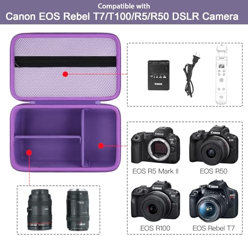 Funda Protectora para Cámara Canon EOS Rebel T7/T100/R50/R100/R5/R6 miniatura 3