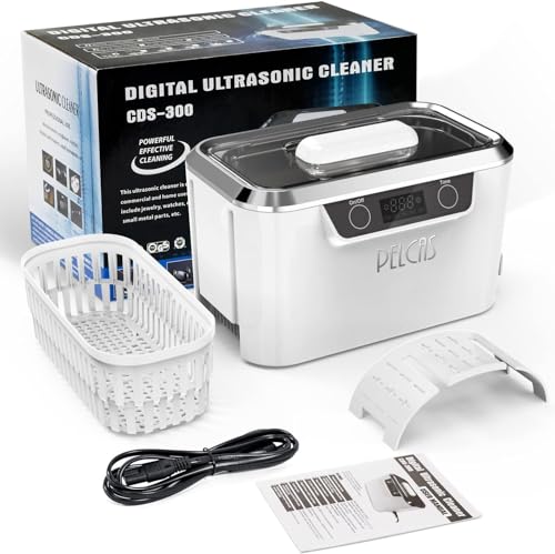 Ultraschallreinigungsgerät 800ml- PELCAS Ultraschallgerät Touchscreen Ultraschallreiniger mit LCD...