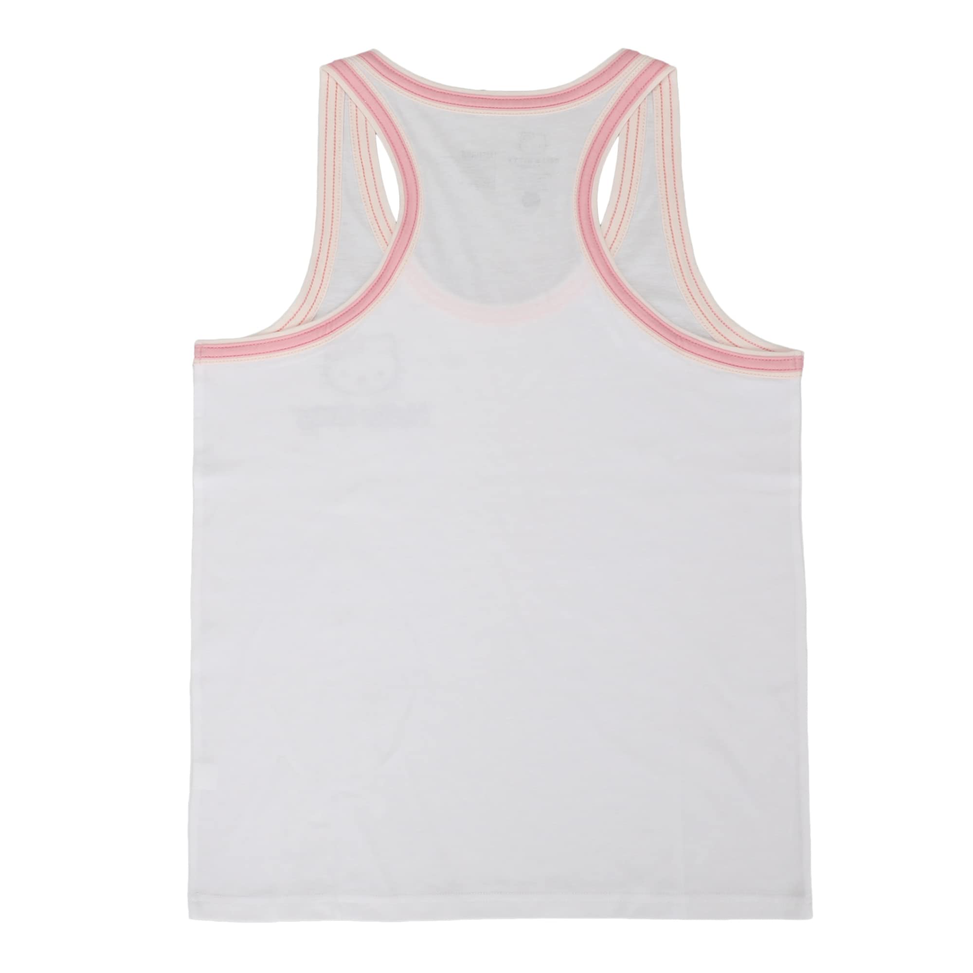 Bioworld Hello Kitty Character Hearts Women's Racer Back Tank Top & AOP Dolphin Lounge Shorts Sleepwear Set