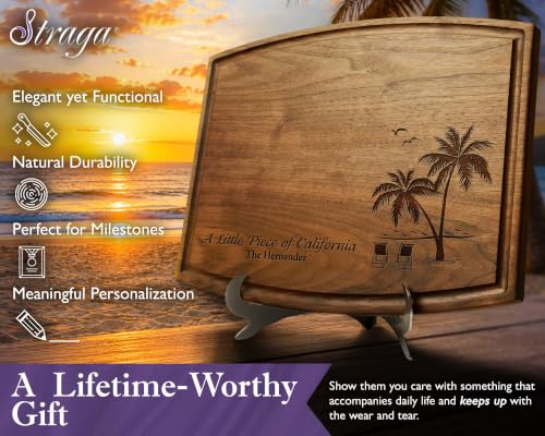 Tabla de Cortar Personalizada para Boda en Playa miniatura 3