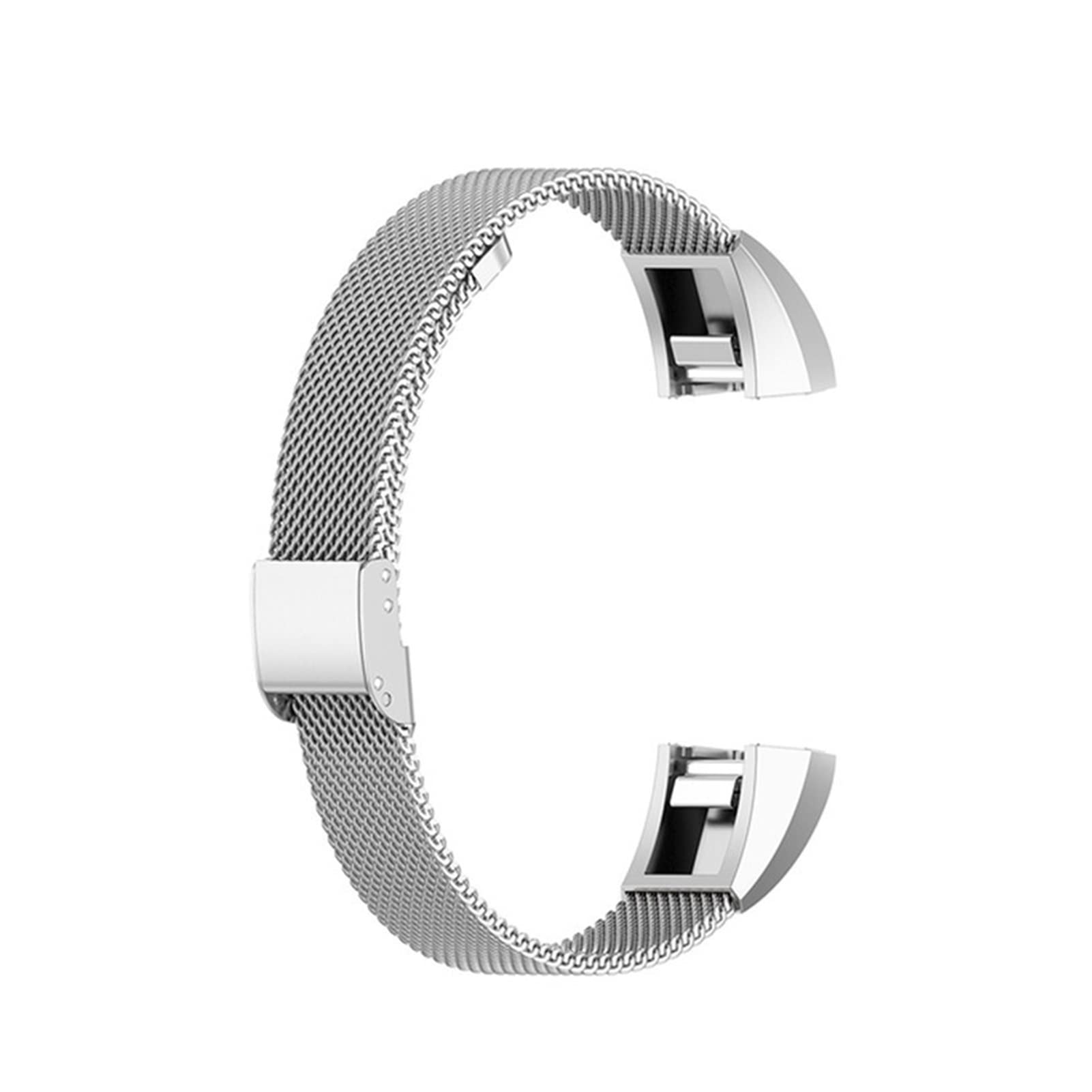 BUIEX Metal Band Compatible With Alta HR/Alta Wristbands Stainless Steel Bracelet Replacement Watch Band Compatible With Alta HR Strap (Color : Sliver, Size : Fitbit Alta)