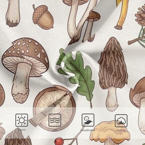 Toddler Girls Underwear 2t Cotton Panties for Girl Flower Kids Briefs Undies Wild Mushrooms3