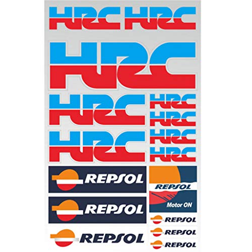 PSLER®Autocollants Réfléchissants Autocollants de Réservoir de Carburant pour HRC