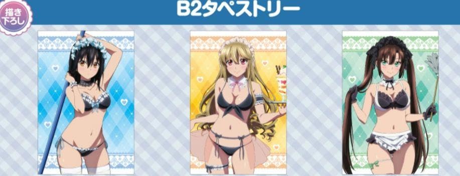 Amazon.co.jp: ストライク・ザ・ブラッド 水着メイド B2タペストリー  