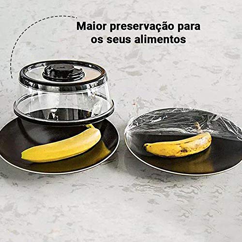 Tampa Seladora a Vácuo Conservação e proteção Alimentos 25cm