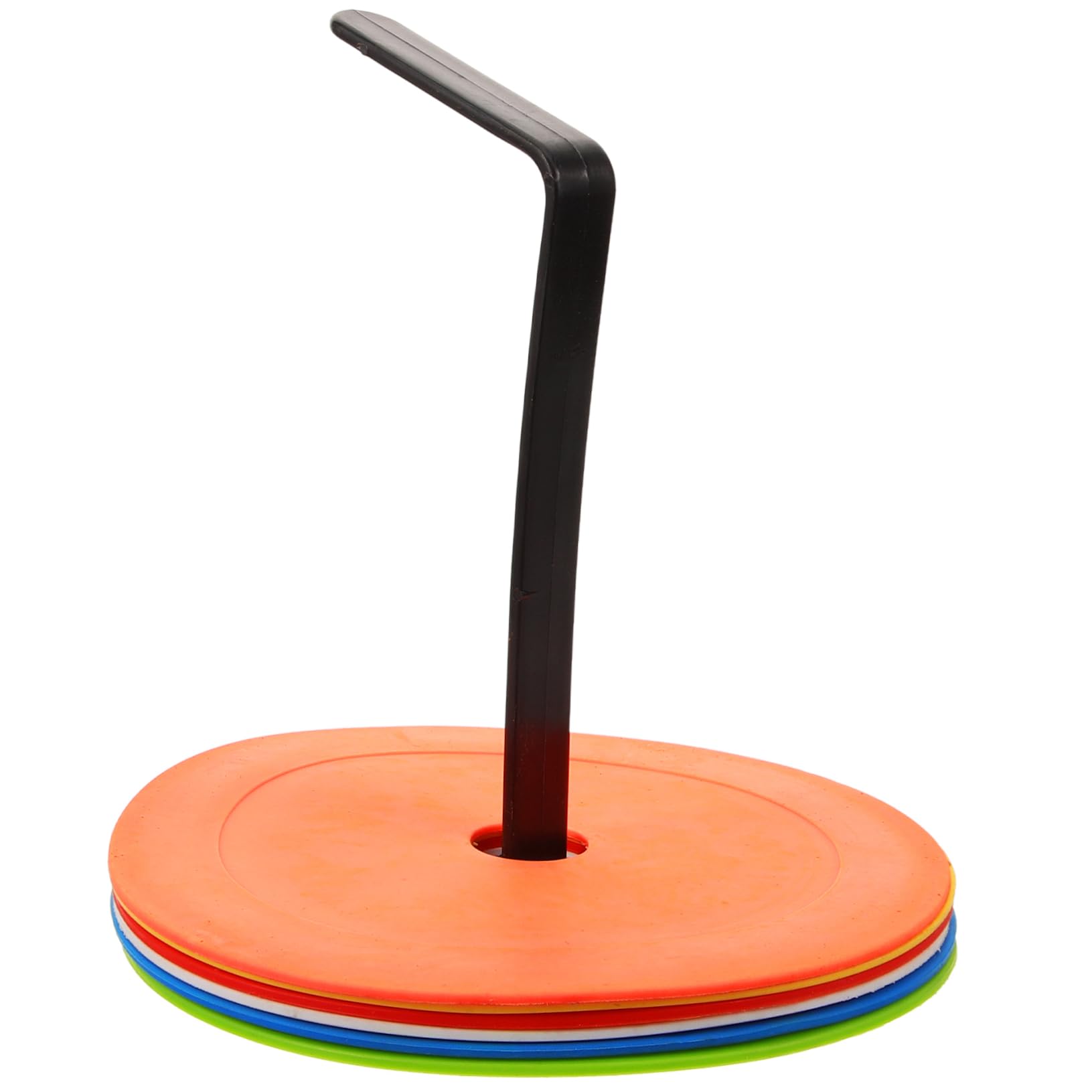 NAMOARLY 1 Set Football Exercising Marking Discs Multi-Function Soccer Training Markers Official Football Sign Discs Pe Plastic for Training Games